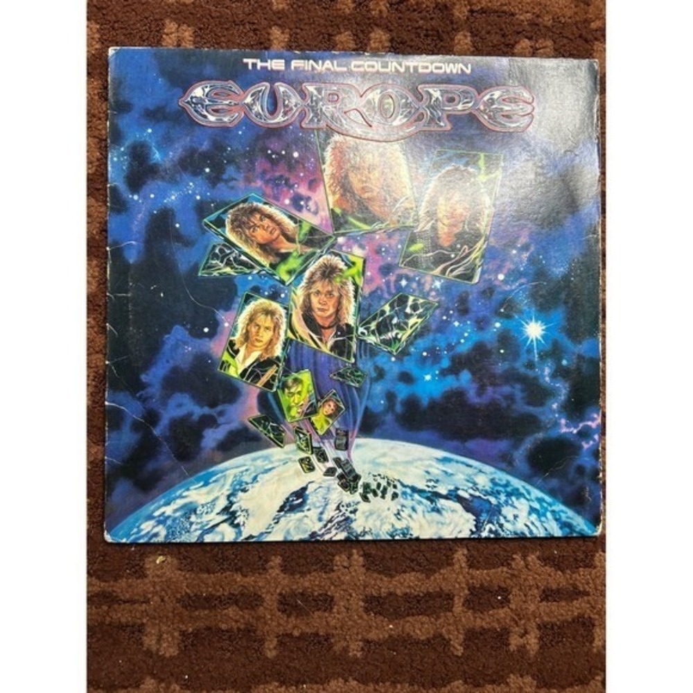 Europe The Final Countdown‎ Vinyl Record LP Album with Autographs